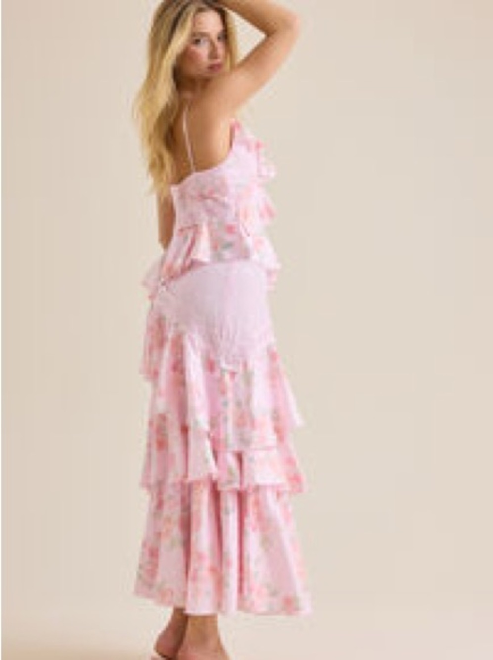 Shannon Floral Maxi Dress Altar’d State Like New - Picture 5 of 5